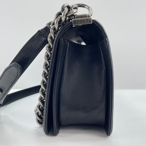 CHANEL Boy Chanel Medium Shoulder Bag black WS30727