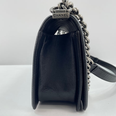 CHANEL Boy Chanel Medium Shoulder Bag black WS30727