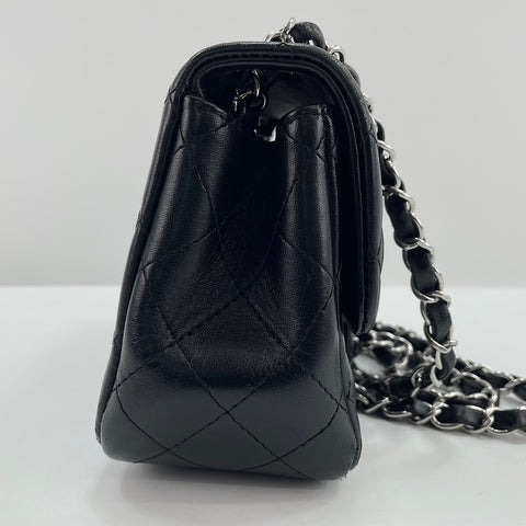 CHANEL Mini Matelassé Shoulder Bag black WS30729