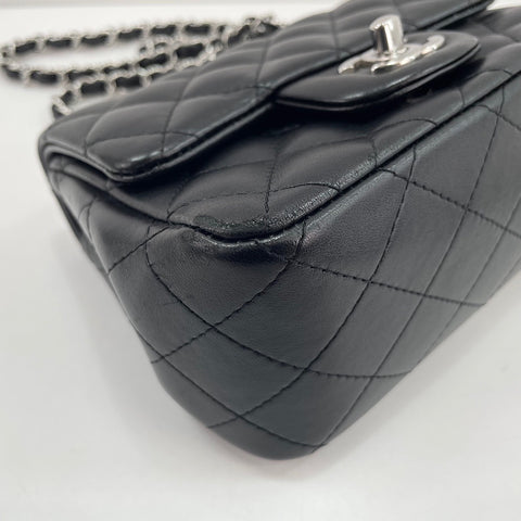 CHANEL Mini Matelassé Shoulder Bag black WS30729