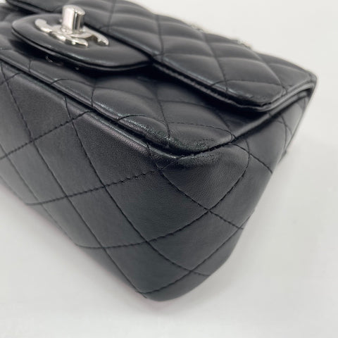 CHANEL Mini Matelassé Shoulder Bag black WS30729
