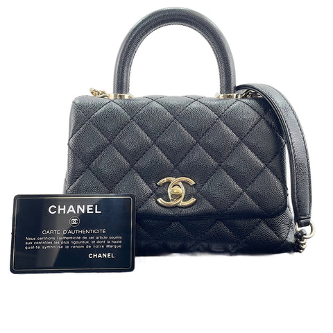 CHANEL Coco Handle 19 Handbag black WS30730