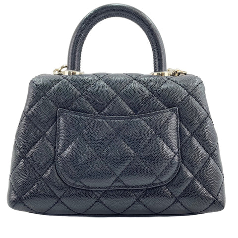 CHANEL Coco Handle 19 Handbag black WS30730
