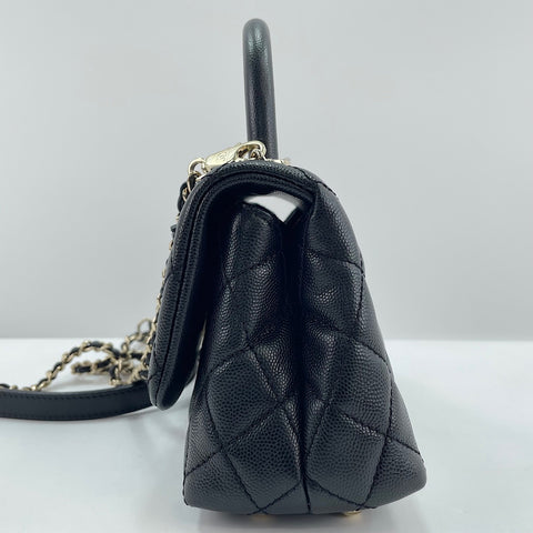 CHANEL Coco Handle 19 Handbag black WS30730