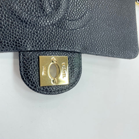 CHANEL Mini Matelassé Shoulder Bag black WS30731