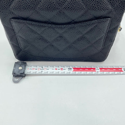 CHANEL Mini Matelassé Shoulder Bag black WS30731