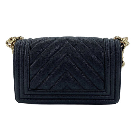 CHANEL Boy Chanel Small Shoulder Bag black WS30732