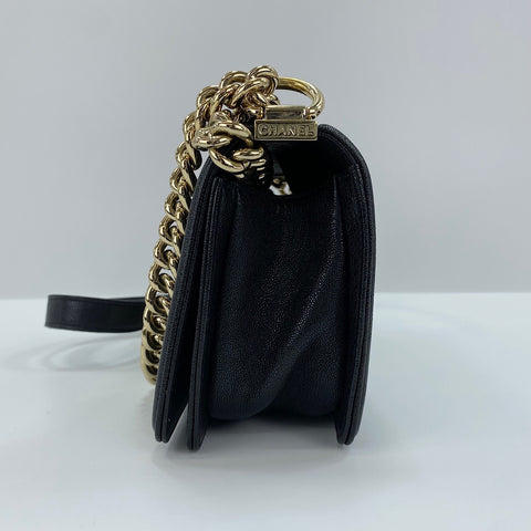 CHANEL Boy Chanel Small Shoulder Bag black WS30732