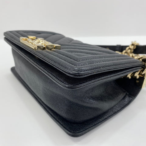 CHANEL Boy Chanel Small Shoulder Bag black WS30732