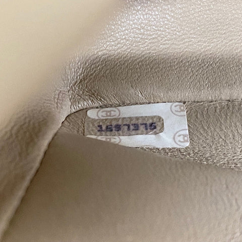 CHANEL Matelassé 25 Shoulder Bag beige WS30733