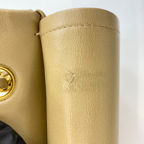 CHANEL Matelassé 25 Shoulder Bag beige WS30733