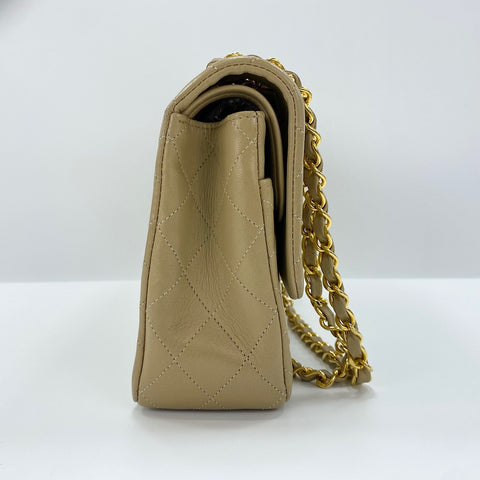 CHANEL Matelassé 25 Shoulder Bag beige WS30733