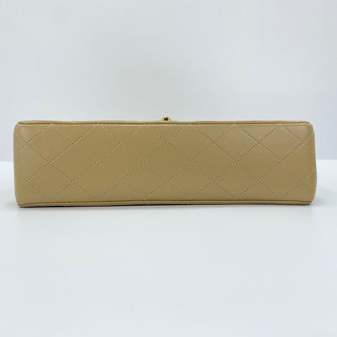 CHANEL Matelassé 25 Shoulder Bag beige WS30733
