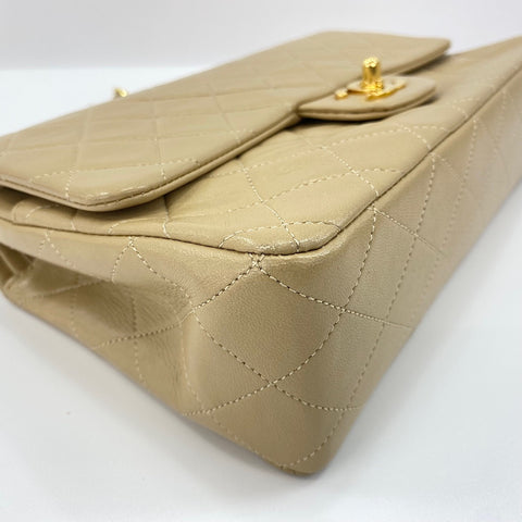 CHANEL Matelassé 25 Shoulder Bag beige WS30733