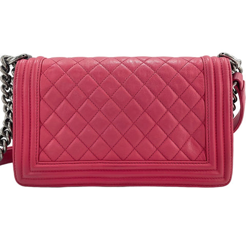 CHANEL Boy Chanel Medium Shoulder Bag pink WS30734