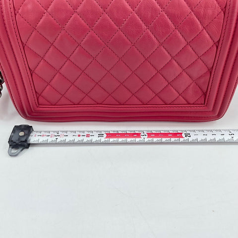 CHANEL Boy Chanel Medium Shoulder Bag pink WS30734