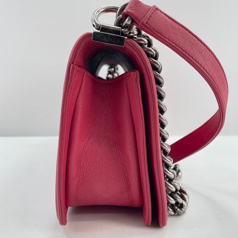 CHANEL Boy Chanel Medium Shoulder Bag pink WS30734