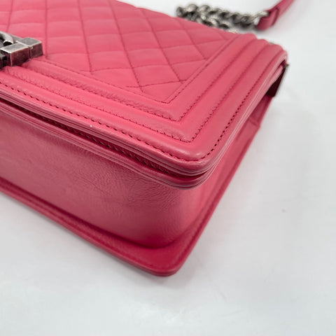 CHANEL Boy Chanel Medium Shoulder Bag pink WS30734