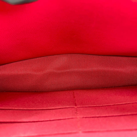 CHANEL Mini Matelassé Shoulder Bag Red WS30735