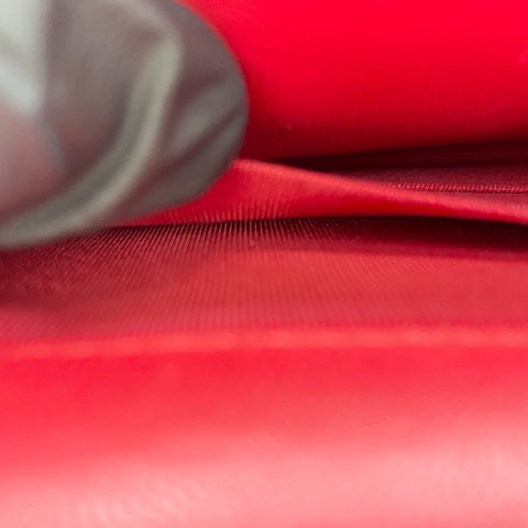 CHANEL Mini Matelassé Shoulder Bag Red WS30735