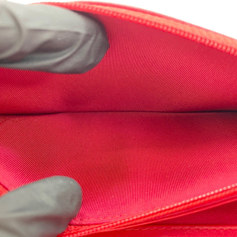 CHANEL Mini Matelassé Shoulder Bag Red WS30735