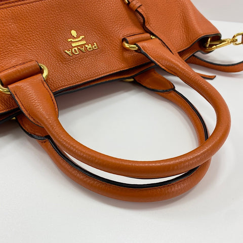 PRADA 2WAY Tote Bag Orange WS30737