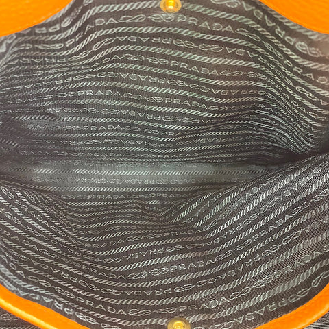 PRADA 2WAY Tote Bag Orange WS30737