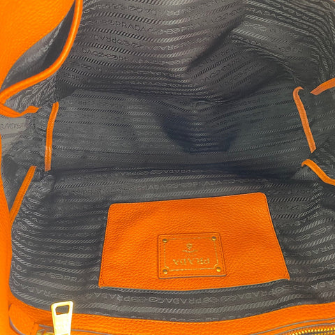 PRADA 2WAY Tote Bag Orange WS30737