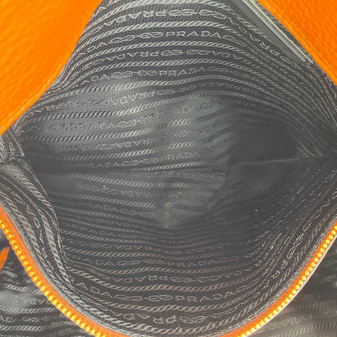 PRADA 2WAY Tote Bag Orange WS30737