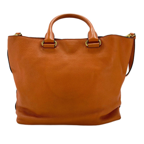 PRADA 2WAY Tote Bag Orange WS30737