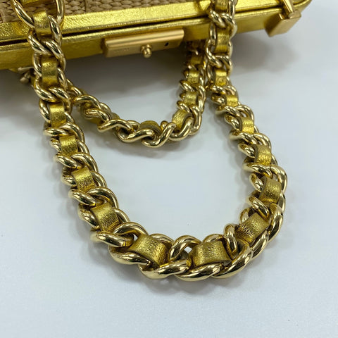 PRADA Handbag gold WS30739
