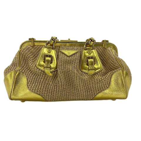 PRADA Handbag gold WS30739