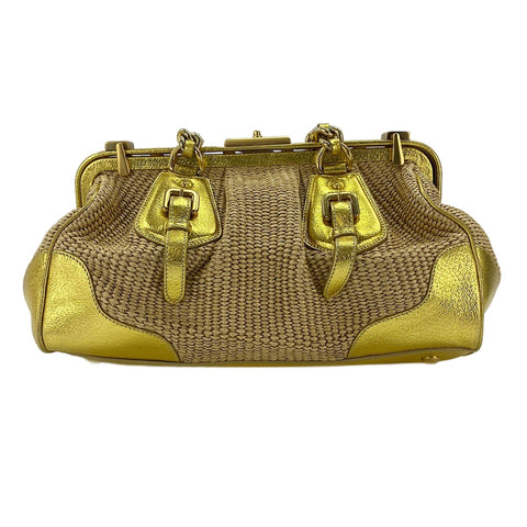 PRADA Handbag gold WS30739