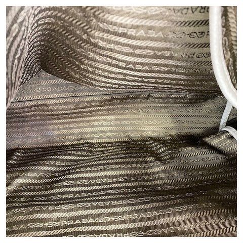 PRADA 2WAY Tote Bag beige WS30740