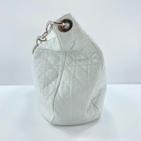 Christian Dior Canage Shoulder Bag white WS30741