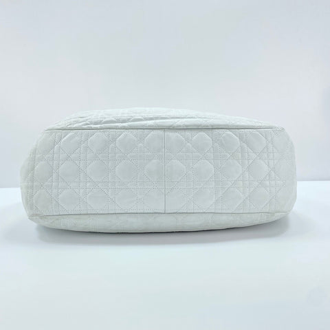Christian Dior Canage Shoulder Bag white WS30741