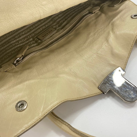 PRADA Handbag beige WS30742
