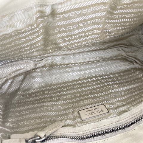 PRADA Handbag beige WS30742