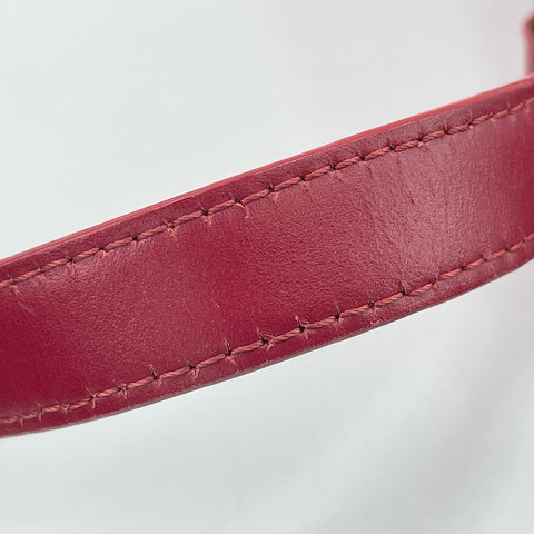 CELINE Triomphe Shoulder Bag Red WS30743