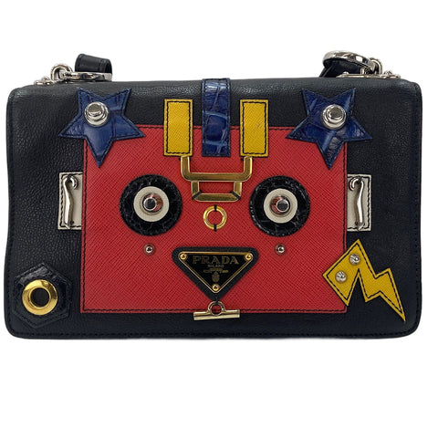 PRADA Shoulder Bag black WS30749