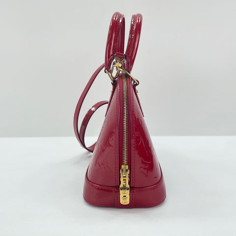 LOUIS VUITTON Alma BB Handbag Red WS30753