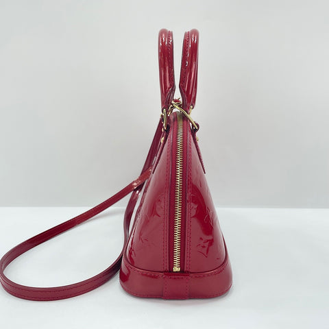 LOUIS VUITTON Alma BB Handbag Red WS30753