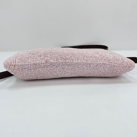 FENDI beads Shoulder Bag pink WS30754
