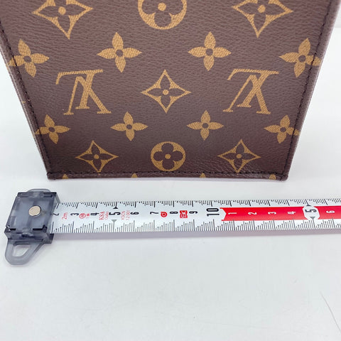 LOUIS VUITTON Petite Sac Plat Mini Shoulder Bag Brown WS30755