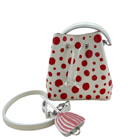 LOUIS VUITTON x Yayoi Kusama Neo-Noe BB Handbag white WS30758