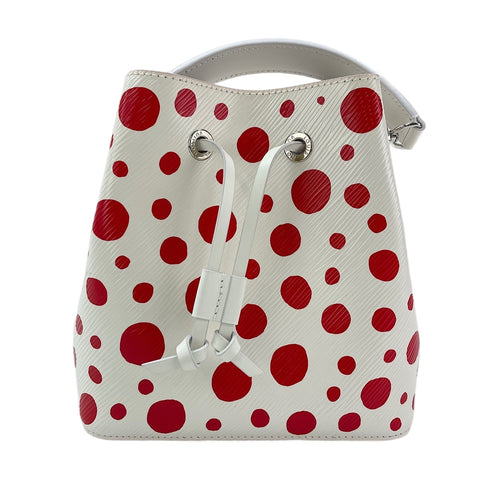 LOUIS VUITTON x Yayoi Kusama Neo-Noe BB Handbag white WS30758