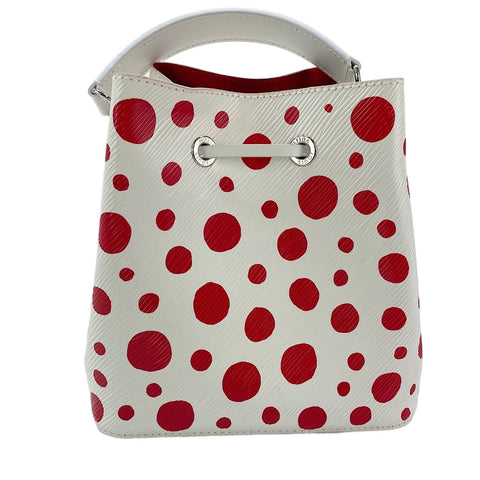 LOUIS VUITTON x Yayoi Kusama Neo-Noe BB Handbag white WS30758