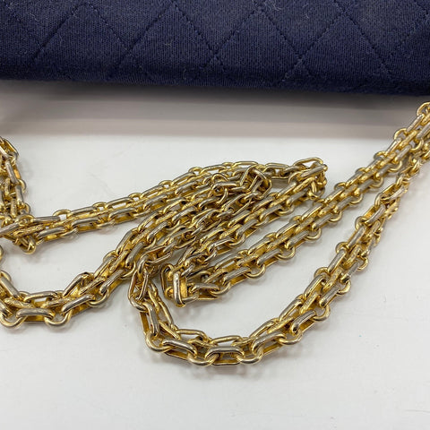 CHANEL Matelassé 25 单肩包 海军蓝 WS30763
