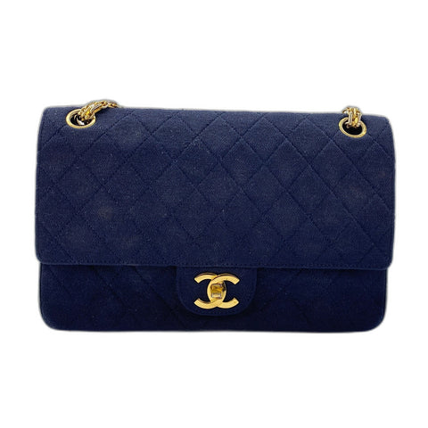 CHANEL Matelassé 25 单肩包 海军蓝 WS30763