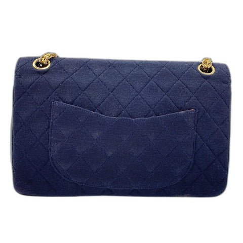 CHANEL Matelassé 25 Sac à bandoulière Marine WS30763